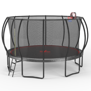 YC 16FT trampoline Pumpkin- Black Red-Upgrade