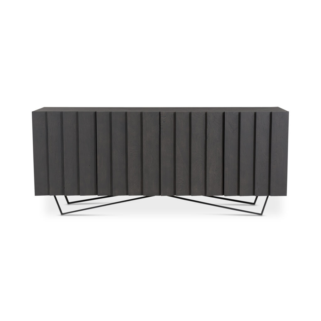 Charcoal Mango Wood Sideboard